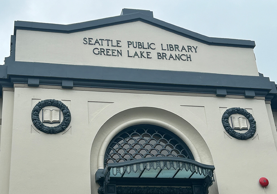 Exterior view of the Green Lake Branch