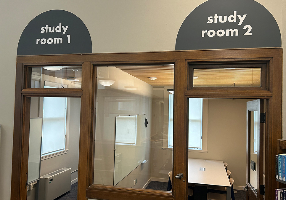 Study rooms at Green Lake Branch