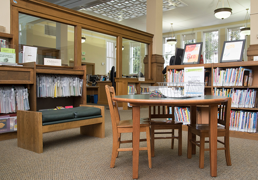 Interior view of the University Branch