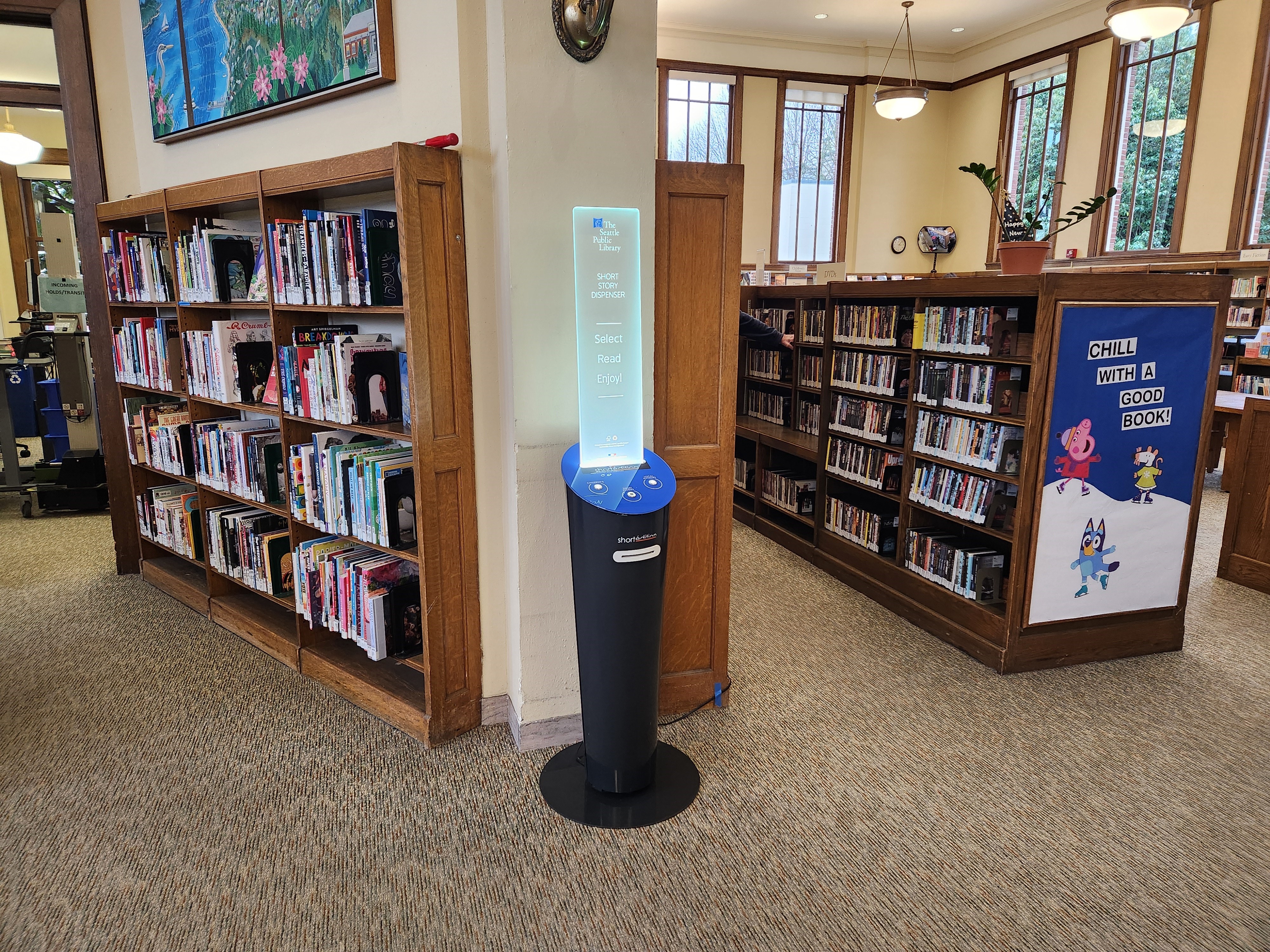 Short Story Dispenser at Northeast Branch